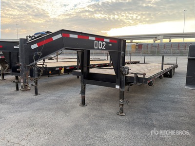 2001 G00S 38 ft T/A Gooseneck Remorque pour équipement