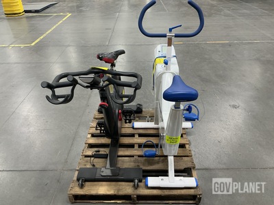 (1) Monark Ergomedic 828 E Exercise Bike & (1) Life Fitness IC6 Exercise Bike