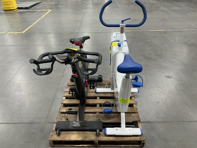 (1) Monark Ergomedic 828 E Exercise Bike & (1) Life Fitness IC6 Exercise Bike