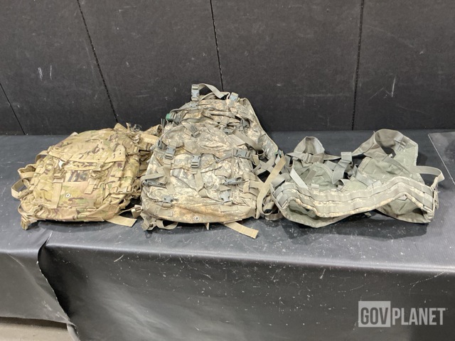 (23) Assault Packs, (70) Fighting Load Carriers & Assorted Items