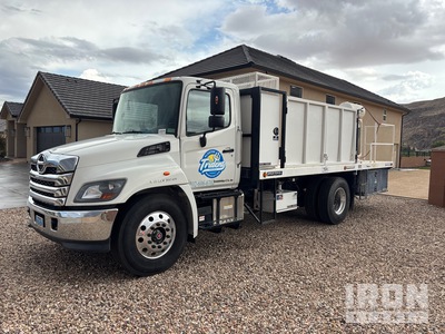 2023 Hino L6 4x2 Spray Force Plaster Flatbed Truck