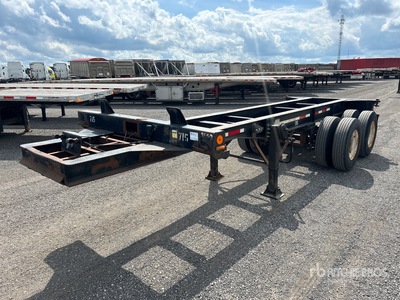 1988 Lanc 20 ft T/A Container Trailer