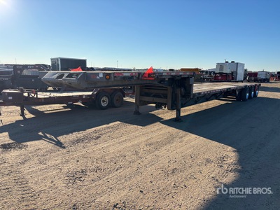 2013 Manac 14352A000 Tri/A 53 ft Extendable Plateforme Surbaissée