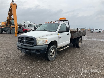 2009 Dodge Ram 3500 4x2 Flatbed Truck