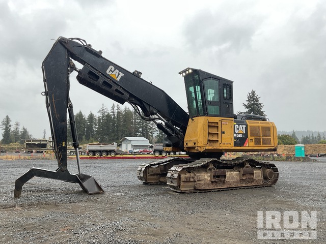 2012 Cat 568 Track Mounted Heel Boom Log Loader