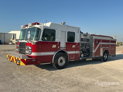 2008 Spartan Gladitor 4x2 Crew Cab Fire Truck