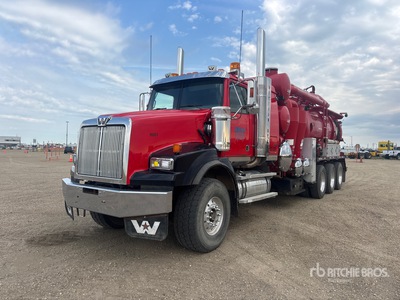 2005 Custom Vac Services on 2007 Western Star 4900SA 8x6 Custom Vacuum Tanker Truck