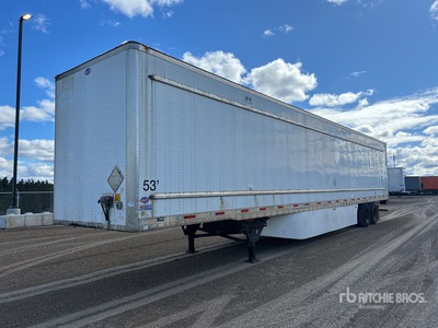 2011 Utility 4000D-X 53 ft x 102 in T/A Van Trailer