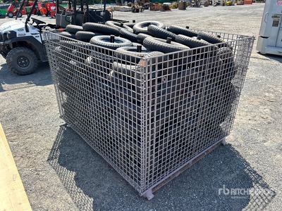 Quantity of 56 in x 70 in Wheelbarrow Wheels And Tires Divers - autres