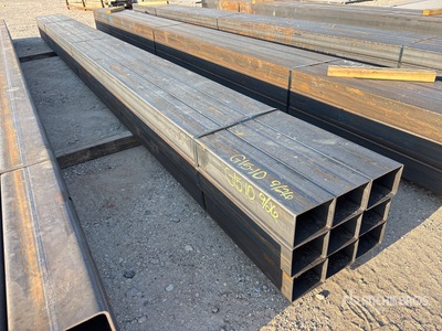 Quantity of (9) 5 in x 4 in x 19 ft 11 GA Rectangle Tubing (Unused)