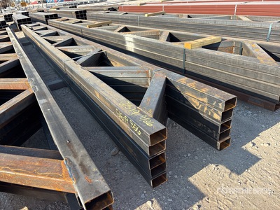 Quantity of (5) 18 in x 20 ft Metal Trusses (Unused)