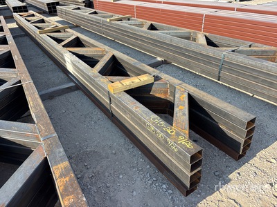 Quantity of (5) 18 in x 20 ft Metal Trusses (Unused)