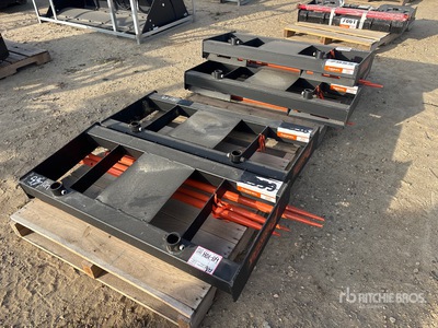 Quantity of (5) 45 in Skid Steer Bale Spear (Unused)