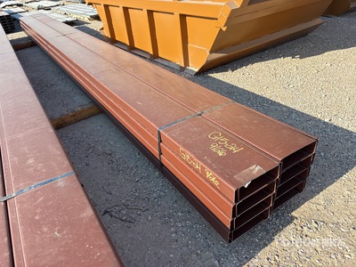 Quantity of (16) 8 in x 20 ft C- Purlin (Unused)