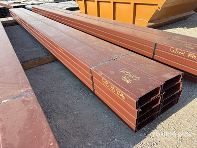 Quantity of (16) 8 in x 20 ft C- Purlin (Unused)