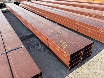 Quantity of (16) 8 in x 20 ft C- Purlin (Unused)