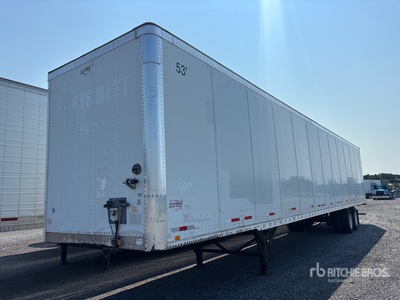 2013 Wabash 53 ft x 102 in T/A Van Trailer