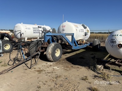 1969 Western Rock Bit 7570 L NH3 Wagon Fertilizer Nurse Tank
