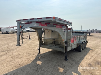 2021 N&N 18 ft Tri/A Aluminum Gooseneck Remorque à Benne Utilitaire