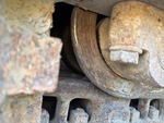 Undercarriage with Left Track Rollers