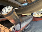 Feeder with Abführbandrollen