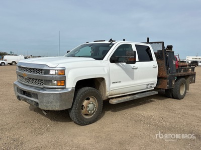 2019 Chevrolet 3500HD 4x4 Crew Cab Camión Caja Abierta
