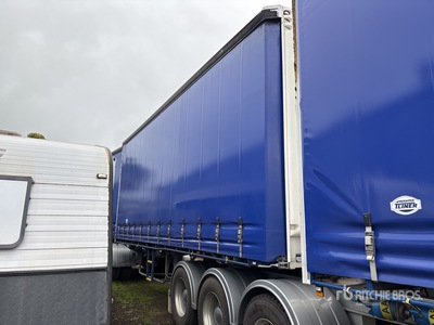 2022 MaxiTrans 7.5 m Tri/A B-Double Lead Curtain Side Trailer