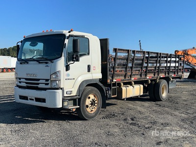 2018 Isuzu FIR 4x2 Extended Cab Flatbed Truck