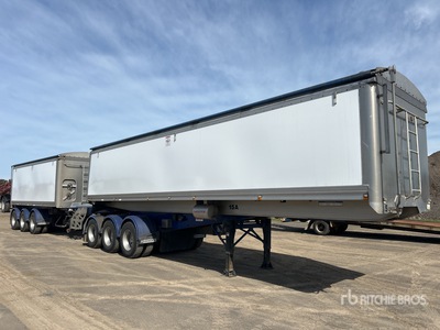 2017 Lusty EMS Tri/A Stag B-Double Combination End Dump Trailer