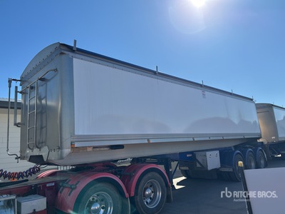 2017 Lusty EMS 10.1 m Tri/A B-Double Lead Stag End Dump Trailer