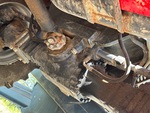 Drivetrain with Rear Axle Oscillating Pin
