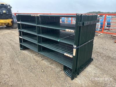 Quantity of (24) 2025 BYT MDRP96 9 ft 6 in Ranch Panel para ganado (Unused)