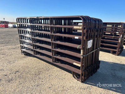 Quantity of (21) 2026 BYT MRSDRP12 12 ft 7 Rail Ranch Panneau pour bétail (Unused)
