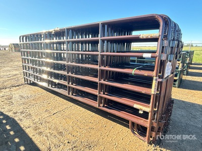Quantity of (20) 2026 BYT MRSDRP16 16 ft 7 Rail Ranch Panneau pour bétail (Unused)