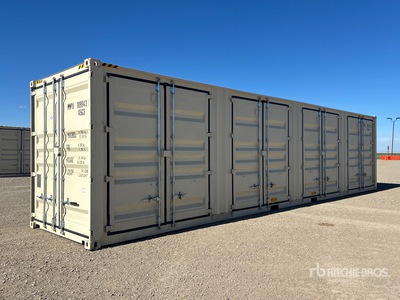 2026 40 ft High Cube Multi-Door Storage Container