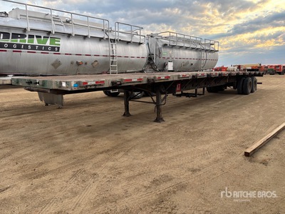 2004 Transcraft 53 ft T/A Flatbed Trailer