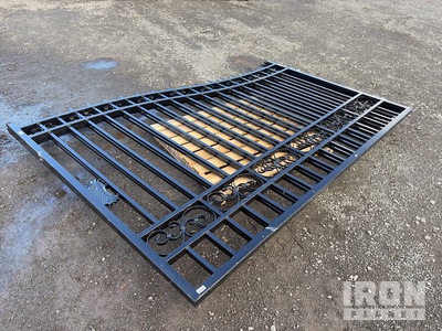 Quantity of (2) 3 m x 2.3 m Steel Bi-Parting Driveway Gate (Unused)