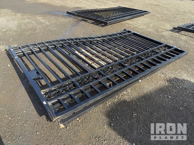 Quantity of (2) 3 m x 2.3 m Steel Bi-Parting Driveway Gate (Unused)