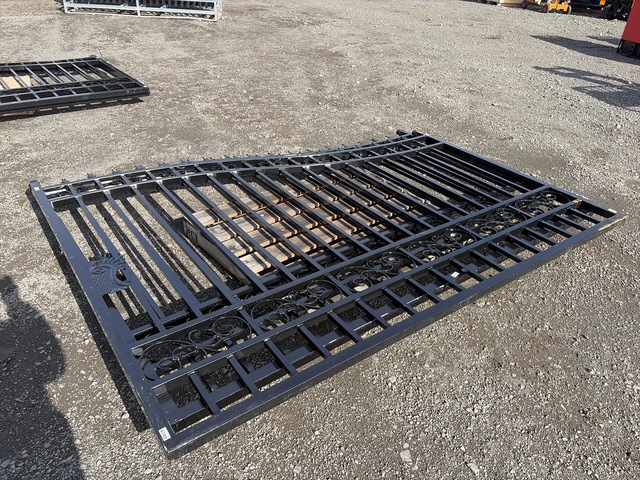 Quantity of (2) 3 m x 2.3 m Steel Bi-Parting Driveway Gate (Unused)