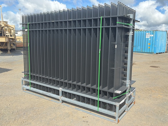 Quantity of (24) 3 m x 2 m Powder Coated Site Fence (Unused) Quantity of (24) 3 m x 2 m Powder Coated Site Fence (Unused)