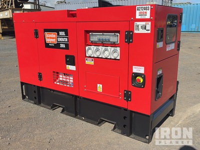 25 kVA Skid-Mounted Generator Set (Unused)