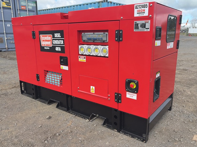 2026 EXEQ 40-3 40 kVA Skid-Mounted Generator Set (Unused)