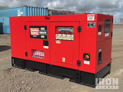 40 kVA Skid-Mounted Generator Set (Unused)