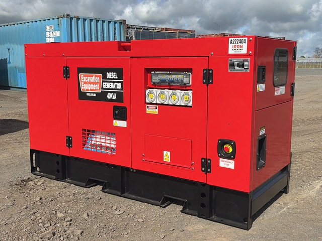 2026 EXEQ 40-3 40 kVA Skid-Mounted Generator Set (Unused) 2026 EXEQ 40-3 40 kVA Skid-Mounted Generator Set (Unused)