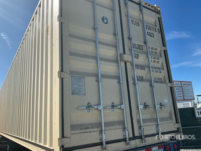 2026 40 ft High Cube Multi-Door Storage Container