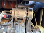 Engine with A/C Compressor