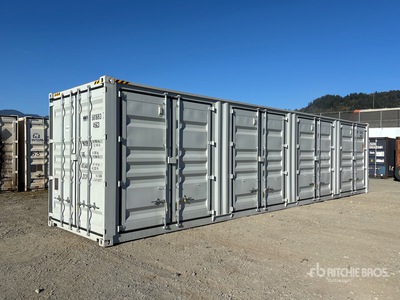 2026 40 ft High Cube Multi-Door Storage Container