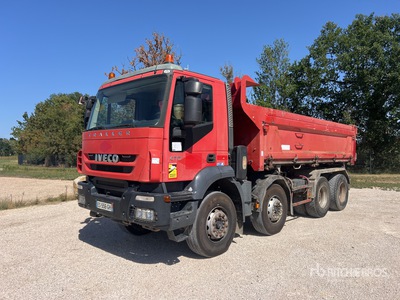 2008 Iveco Trakker 410 8x4 Camion Bi-Benne شاحنة قلابة /ثلاثة محاور
