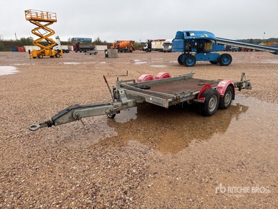 Hubiere H212L14CF Remorque 2 Essieux T/A Plant Trailer Remolque Portamaquinaria
