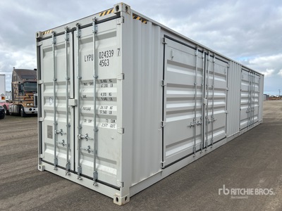 2026 40 ft High Cube Multi-Door Storage Container